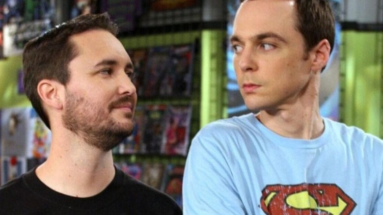 Wil and Sheldon on The Big Bang Theory 