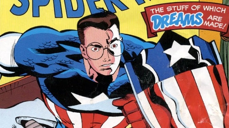 Peter Parker as Captain America