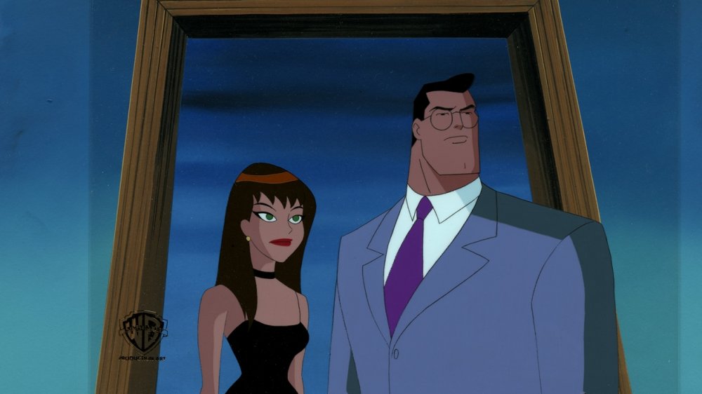 Lana Lang and Clark Kent on Superman: The Animated Series