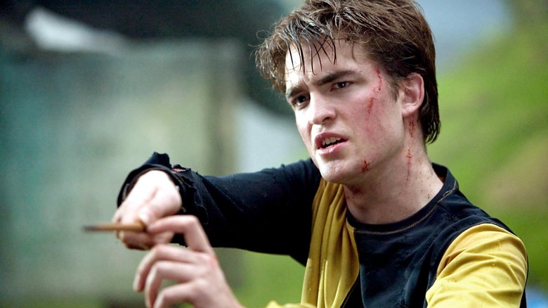 Cedric Diggory in a scene from a Harry Potter movie