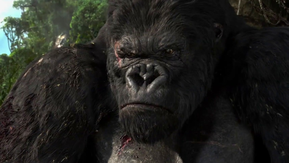 King Kong scowling