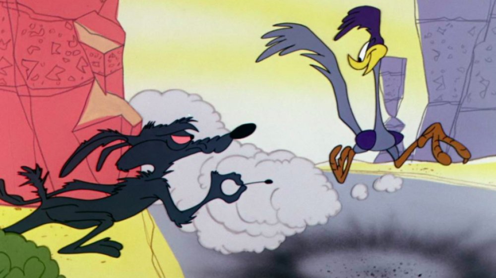 Wile E. Coyote and the Roadrunner in Fastest with the Mostest