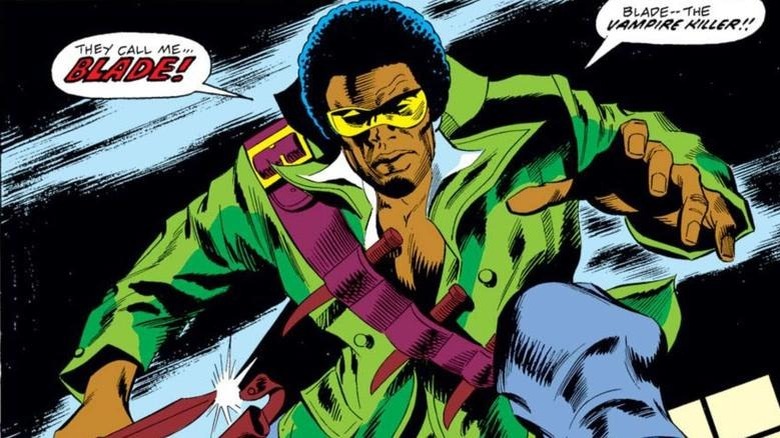 Blade in one of his earliest Marvel appearances