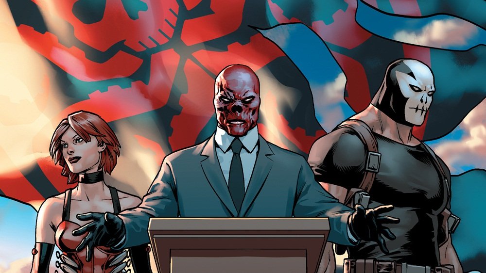 Red Skull, Sin, and Crossbones