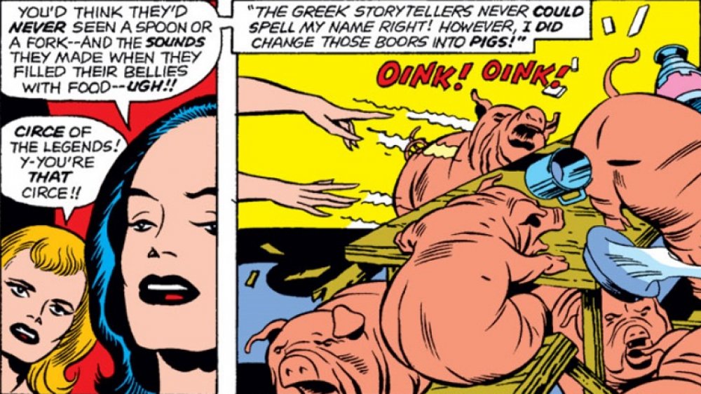 Sersi teachers some manners in The Eternals, from Marvel Comics