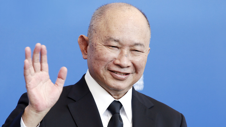 John Woo waving