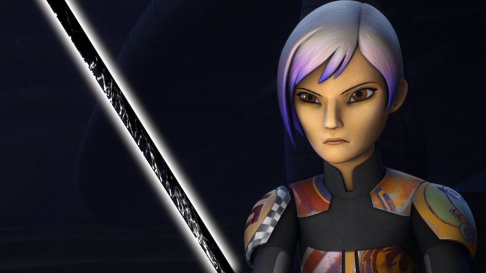 Sabine with the Darksaber