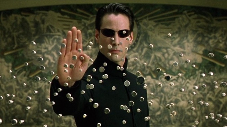 Neo stoping bullets