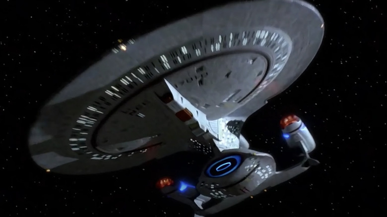 The Enterprise D from the future