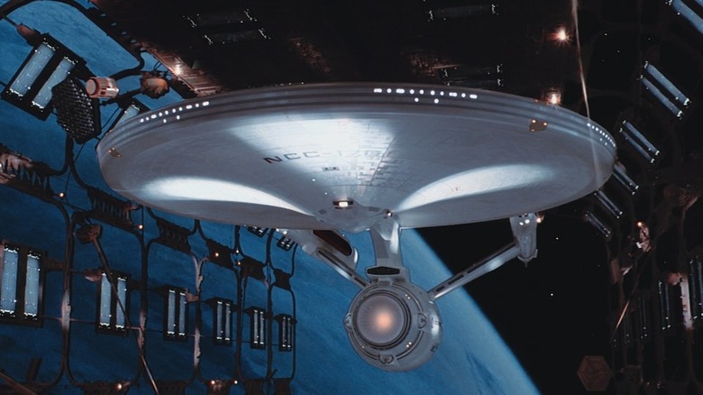 The Enterprise-A in spacedock