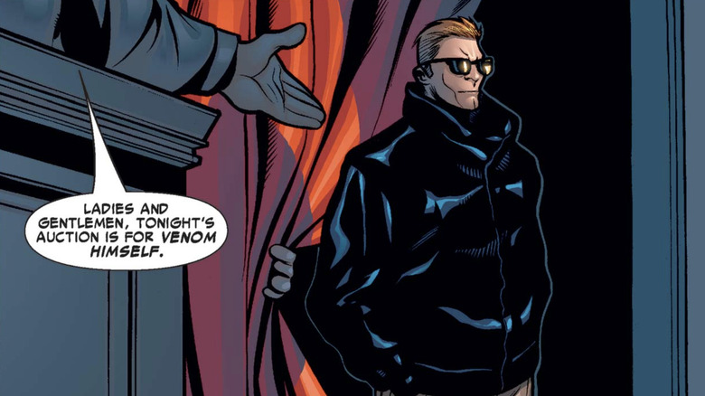 Eddie Brock sells Venom in "Marvel Knights: Spider-Man" #6