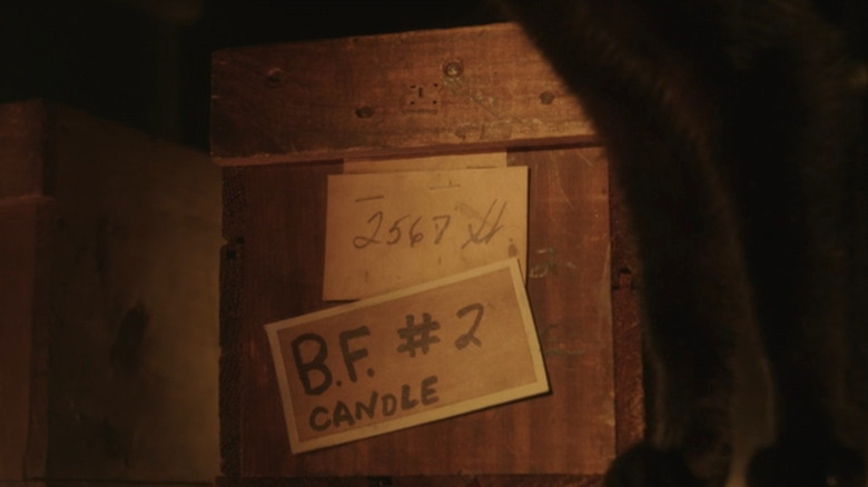 Black Flame Candle #2 box in Hocus Pocus 2