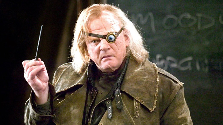 Mad-Eye Moody with wand