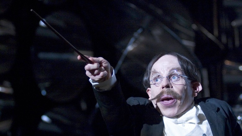 Flitwick holding wand