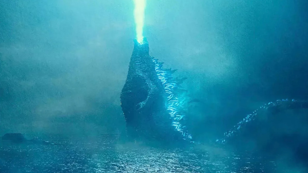 Godzilla firing atomic breath