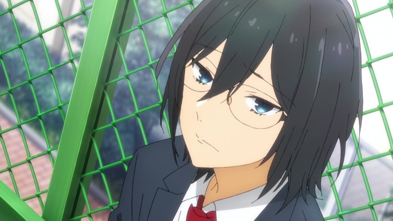 Izumi Miyamura with long hair and glasses