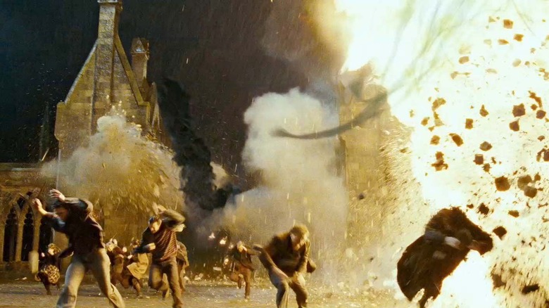 Explosion scene in Deathly Hallows