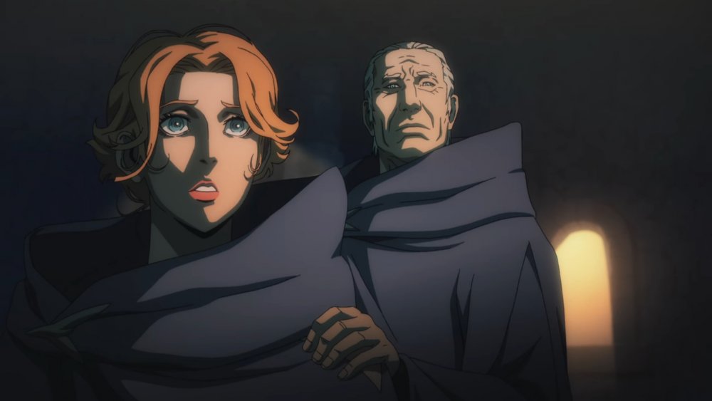 Sypha, voiced by Alejandra Reynoso, on Castlevania