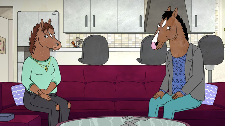 BoJack and Hollyhock talking