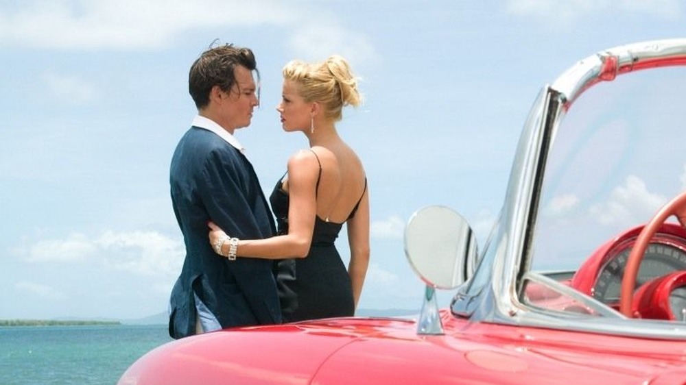 Amber Heard and Johnny Depp in The Rum Diary