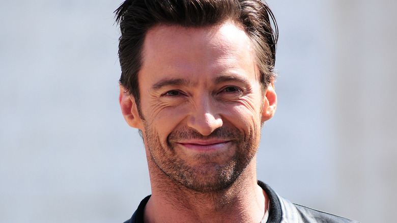 Hugh Jackman smiling