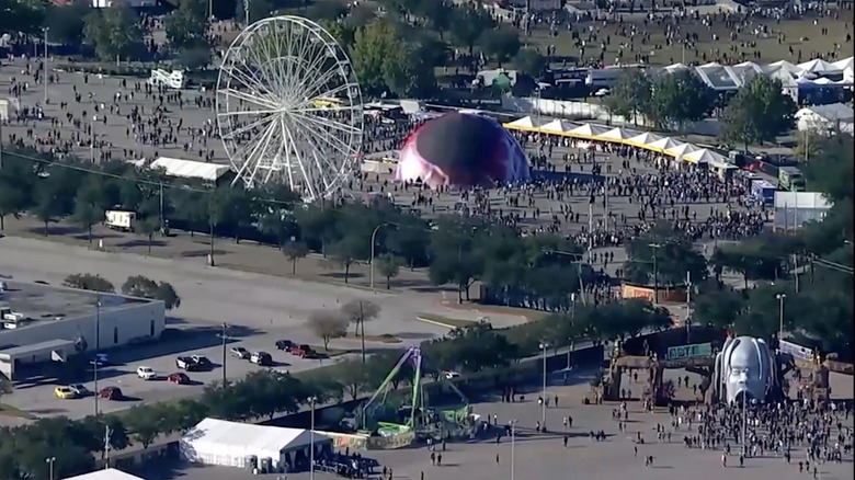 Astroworld aerial shot 