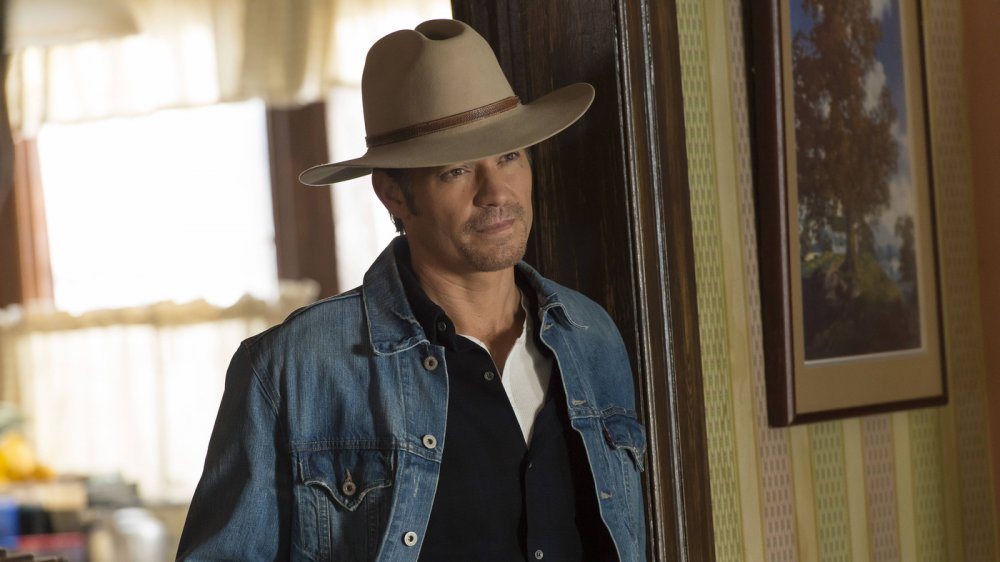 Timothy Olyphant as Deputy U.S. Marshal Raylan Givens on Justified