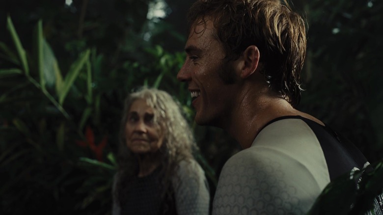 Mags and Finnick in forest