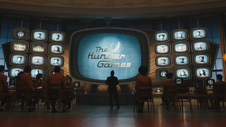 Retro Hunger Games TV screens