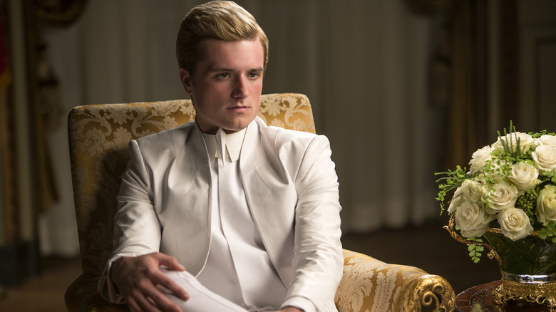 Peeta under mind control giving interview for the Capitol