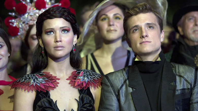 Katniss Peeta dressed up