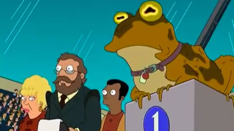 Hypnotoad controlling the audience