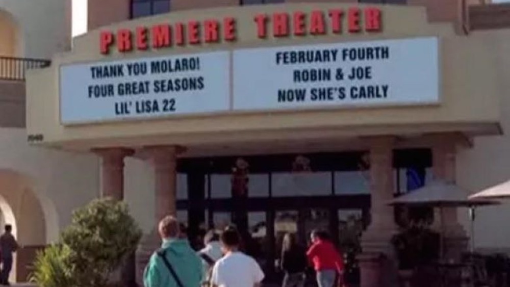 Drake & Josh movie theater sign