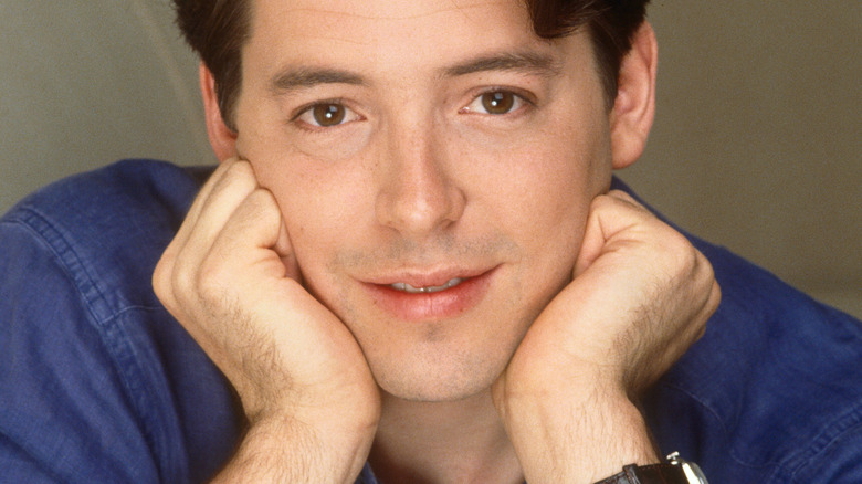 'Ferris Bueller' star Matthew Broderick posing