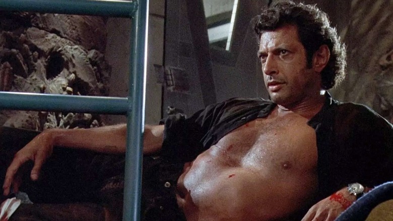 Ian Malcolm shirtless