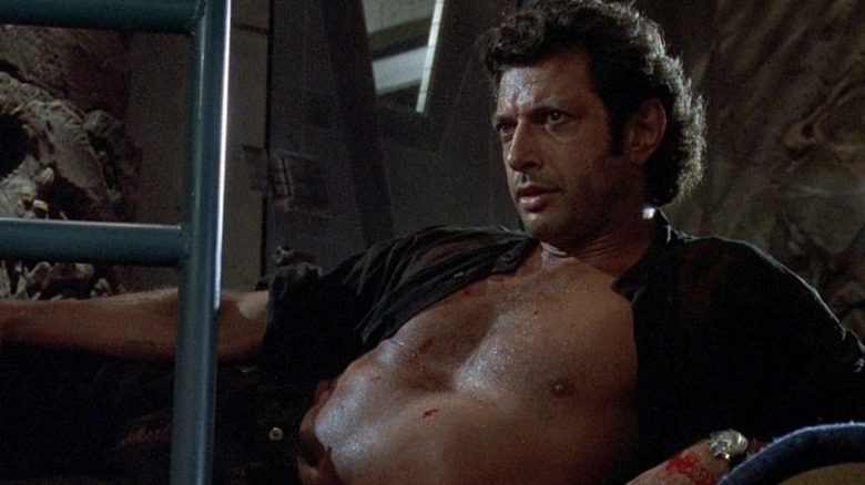 Jeff Goldblum shirtless