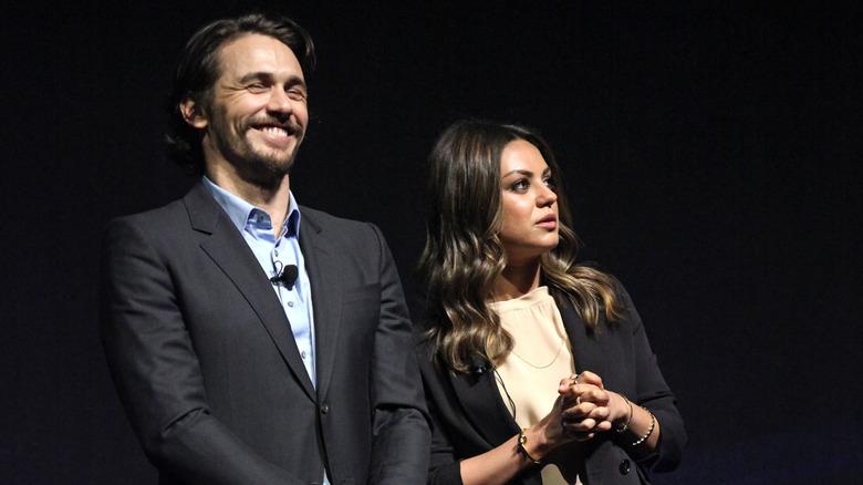 James Franco and Mila Kunis