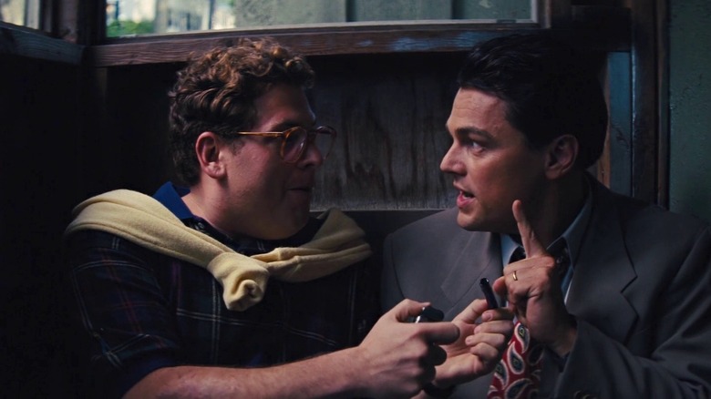 Jonah Hill and Leonardo DiCaprio appear in Wolf of Wall Street 