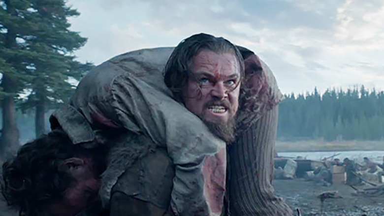 Leonardo DiCaprio in The Revenant 