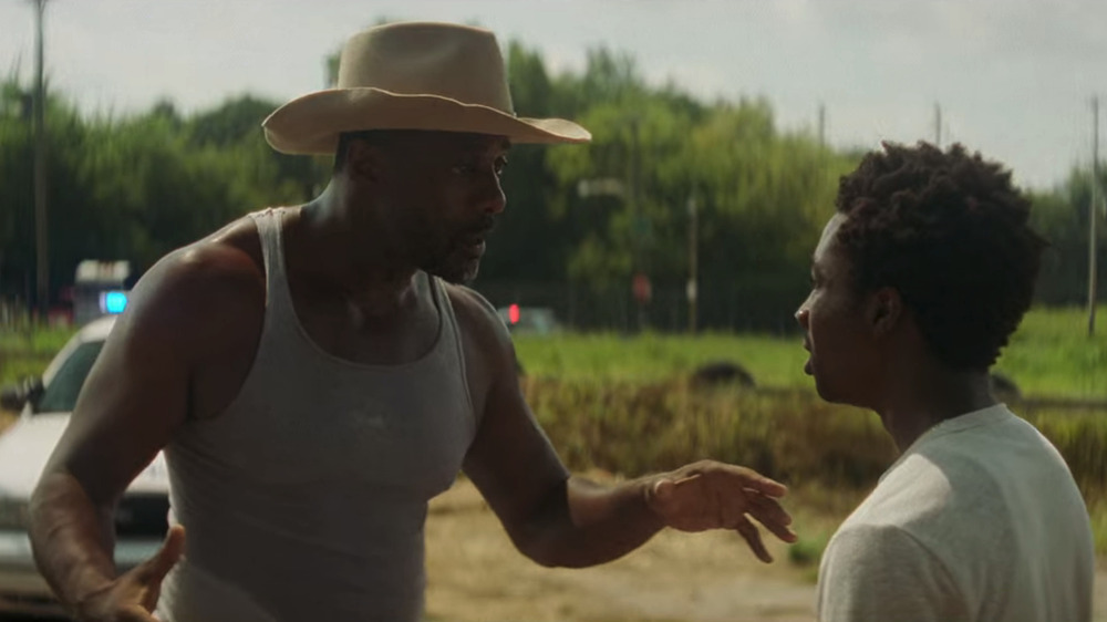 Idris Elba and Caleb McLaughlin in Concrete Cowboy