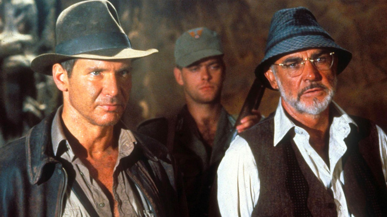 Harrison Ford and Sean Connery in Last Crusade