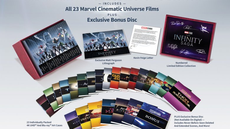 Infinity Saga box set special features