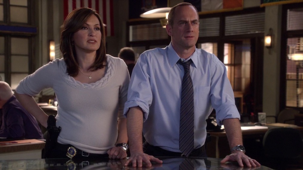 Benson and Stabler back in the glory days of Law & Order: SVU