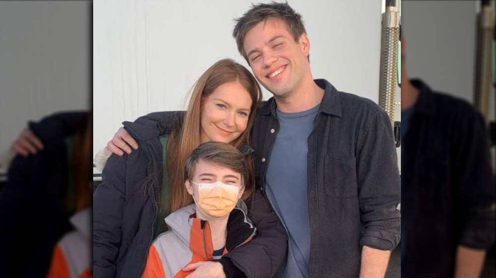 Darby Stanchfield, Connor Jessup, and Jackson Robert Scott