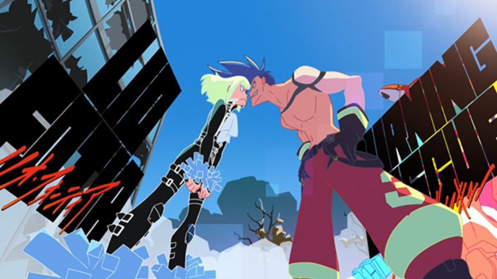 Galo prepares for battle in Promare