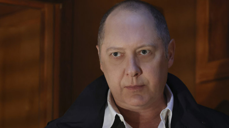 James Spader as Red staring off