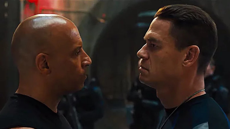 Dom and Jakob Toretto facing off