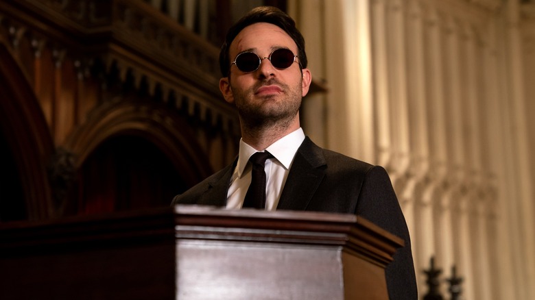 Matt Murdock at podium