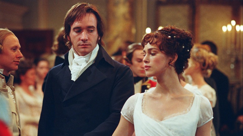 Elizabeth Bennet dancing with Mr. Darcy