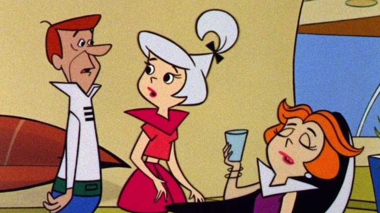 George Jetson talks to Judy and Jane 